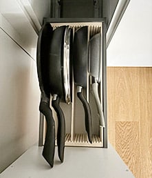 Referenzfoto Pfannenhalterung in Schublade von Johanna